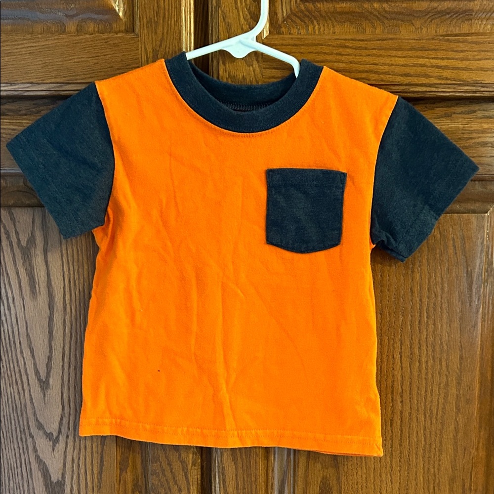 Garanimals Orange and Black Short Sleeve Tee
